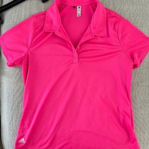 Adidas: Women's Golf  PERFORMANCE PRIMEGREEN POLO SHIRT